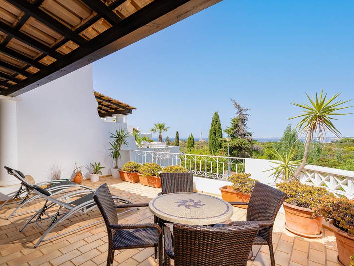 Casa de férias para 2 pessoas, com Varanda e Terraço em Ferragudo
