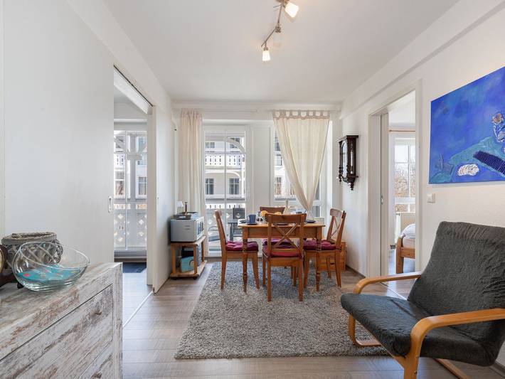 Ferienwohnung für 2 Personen, mit Balkon, mit Haustier in Sellin