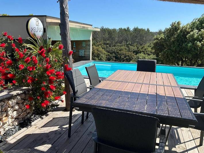 Location de vacances pour 8 personnes, avec piscine ainsi que vue et jardin à Saint-Maximin (Nimes) - 3