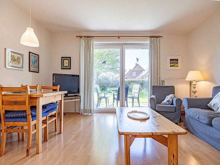 Ferienwohnung für 3 Personen, mit Sauna und Terrasse sowie Garten, kinderfreundlich in Kronsgaard