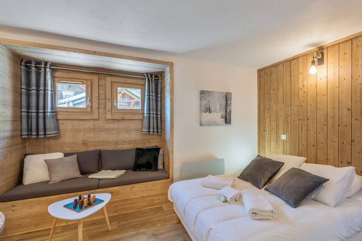 Studio entier, Studio Loup - L'Igloo - Welkeys in Combloux, Pays du Mont-Blanc