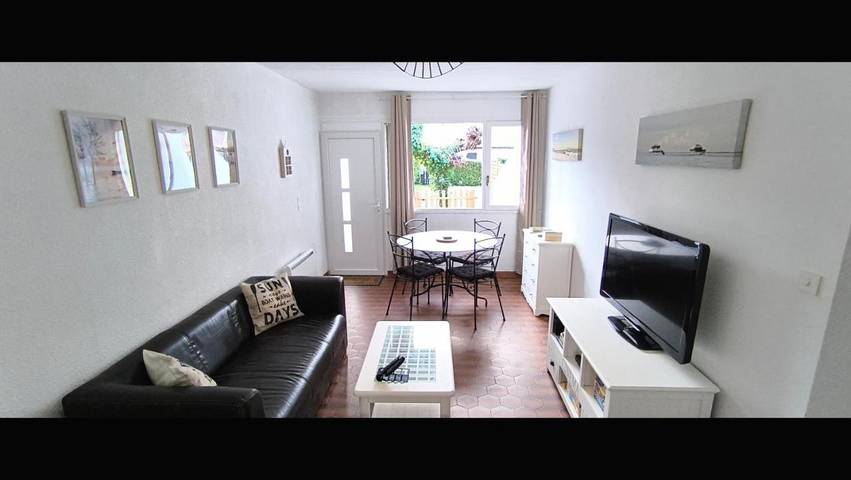 Appartement de vacances pour 4 personnes, avec jardin