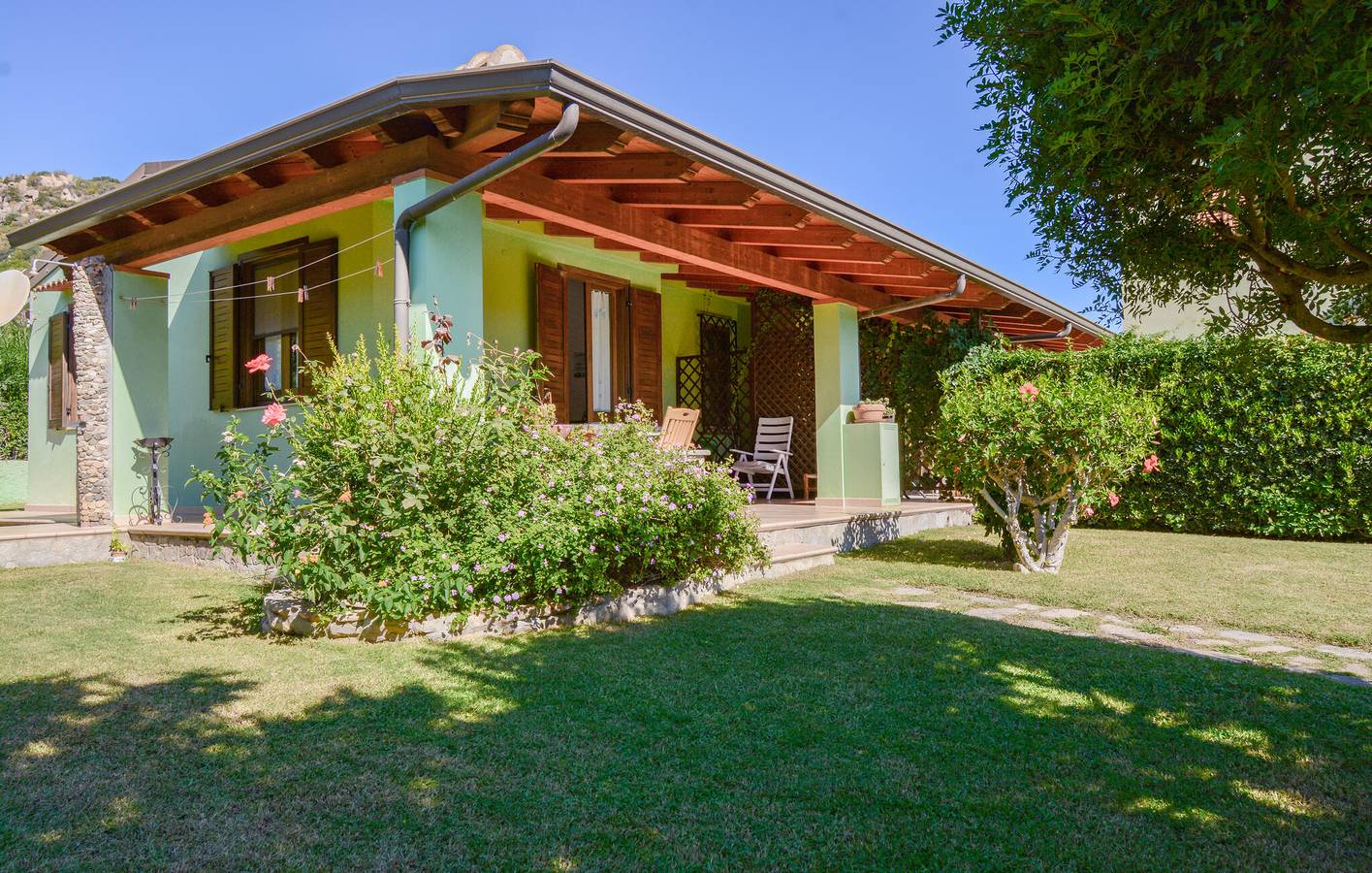 Costa Rei 2 km: TV, aria condizionata, parcheggio, giardino, cucina in appartamento per vacanze in Costa Rei, Muravera