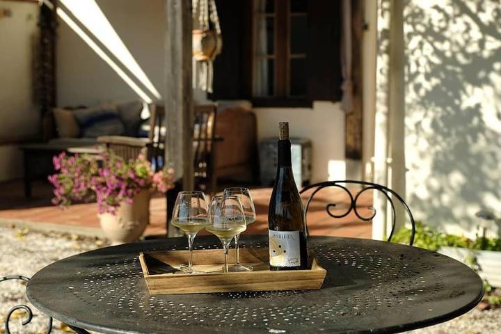 Location de vacances pour 4 personnes, avec jardin ainsi que vue et terrasse à Tresserre - 3