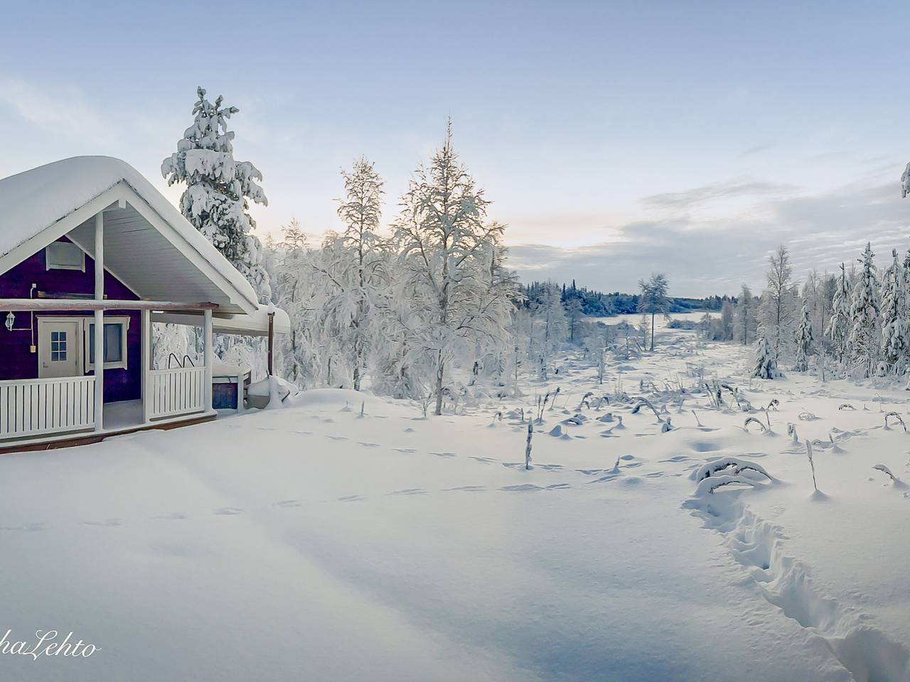 Lauhalehto in Lappland