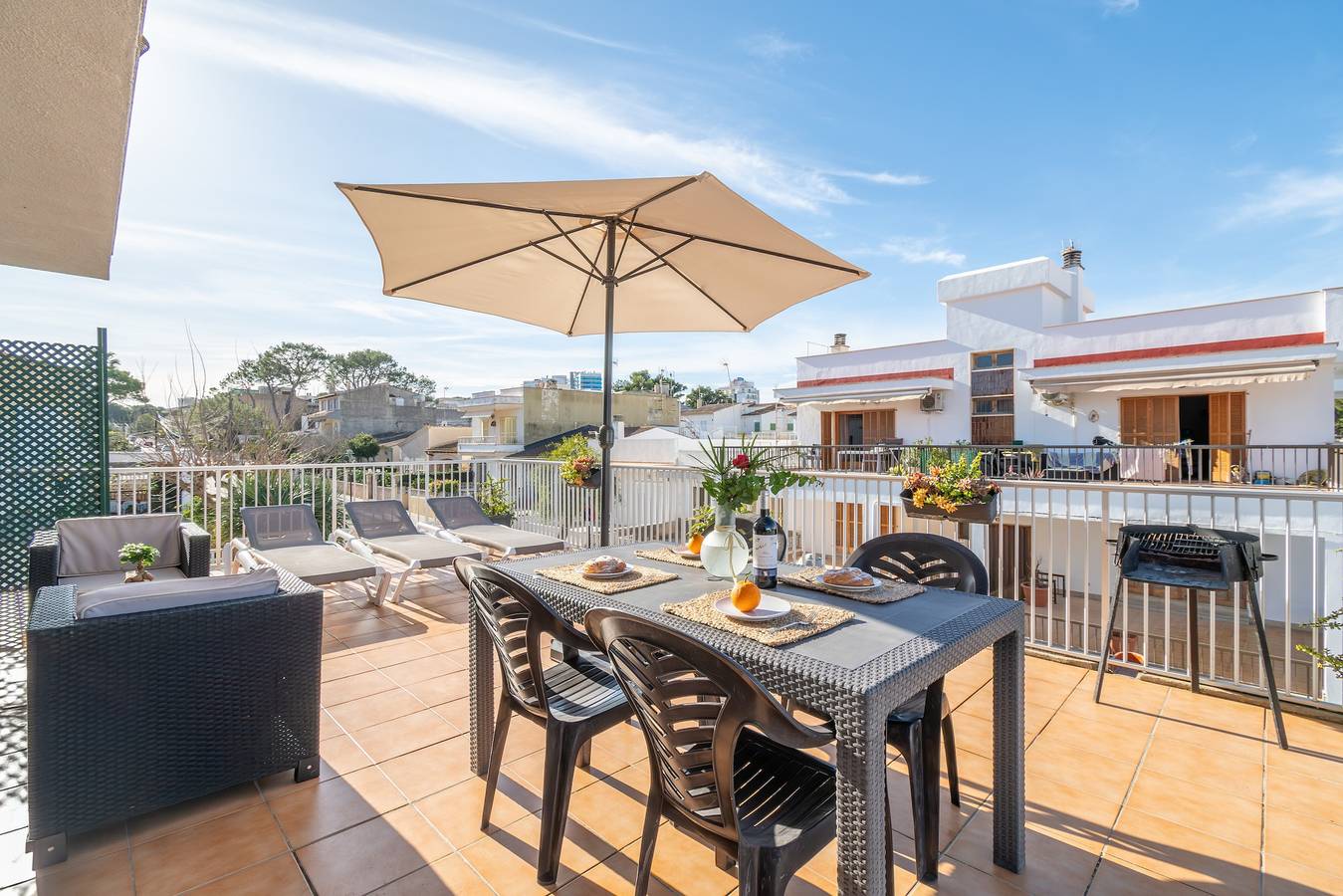 Hel leilighet, Apartment 'Fantastic' with Private Terrace, Wi-Fi and Air Conditioning in Can Picafort, Santa Margalida