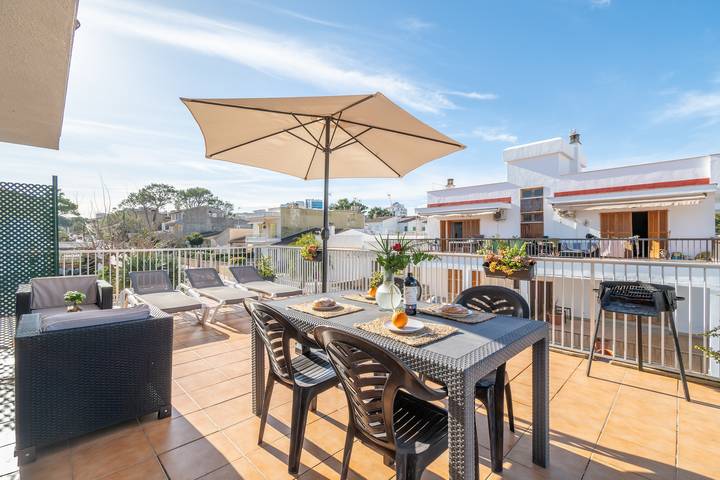 Ferienwohnung für 4 Personen, mit Balkon