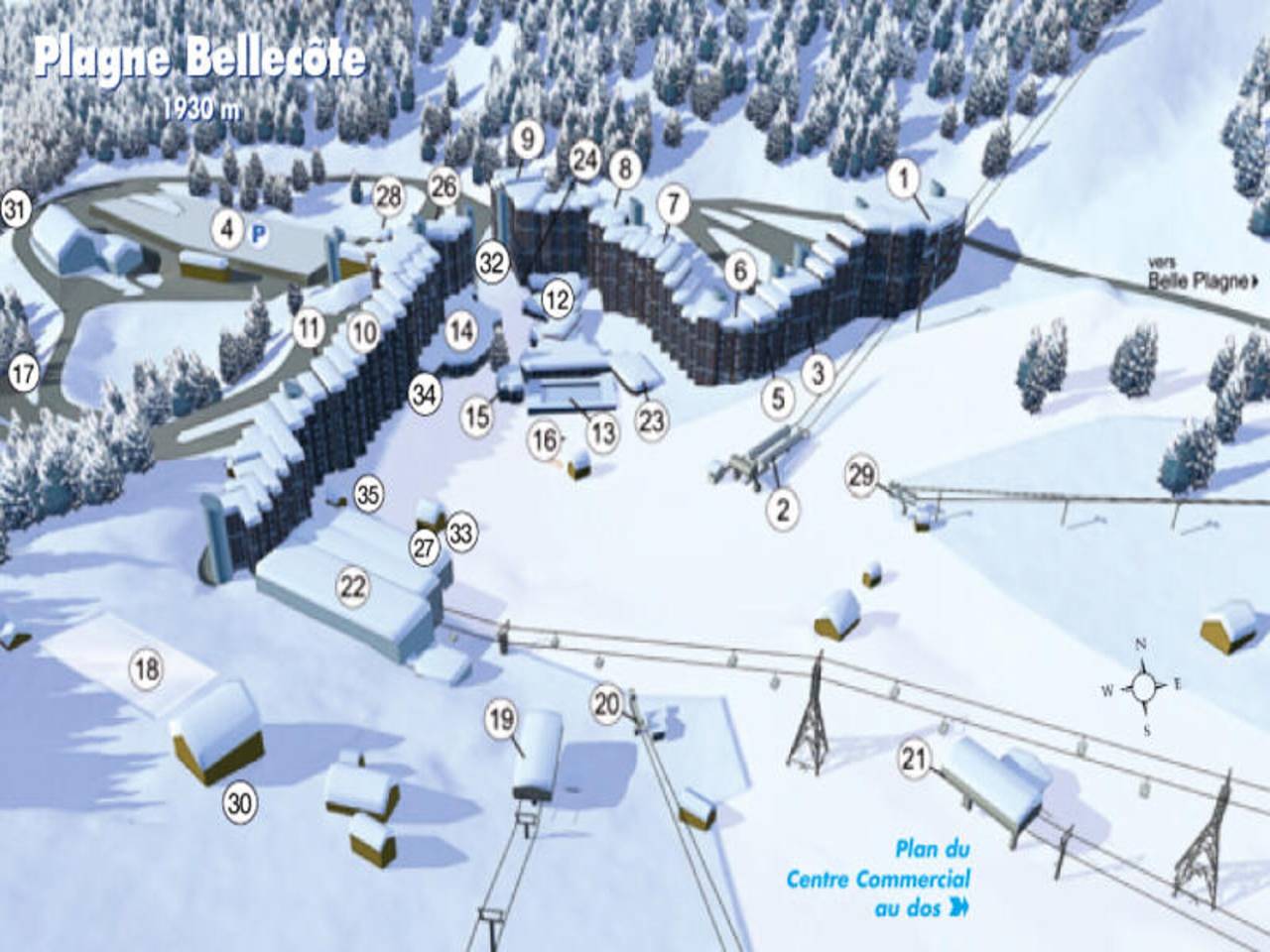 Ganze Wohnung, Apartment in Plagne Bellecote mit direktem Zugang zu den Skipisten in La Plagne, La Plagne-Tarentaise