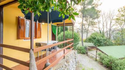 Cottage pour 4 personnes, avec sauna ainsi que piscine et terrasse, animaux acceptés à Villanova d'Albenga