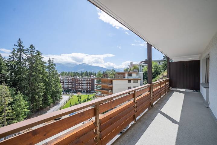 Ferienwohnung für 4 Personen, mit Balkon in Crans-Montana