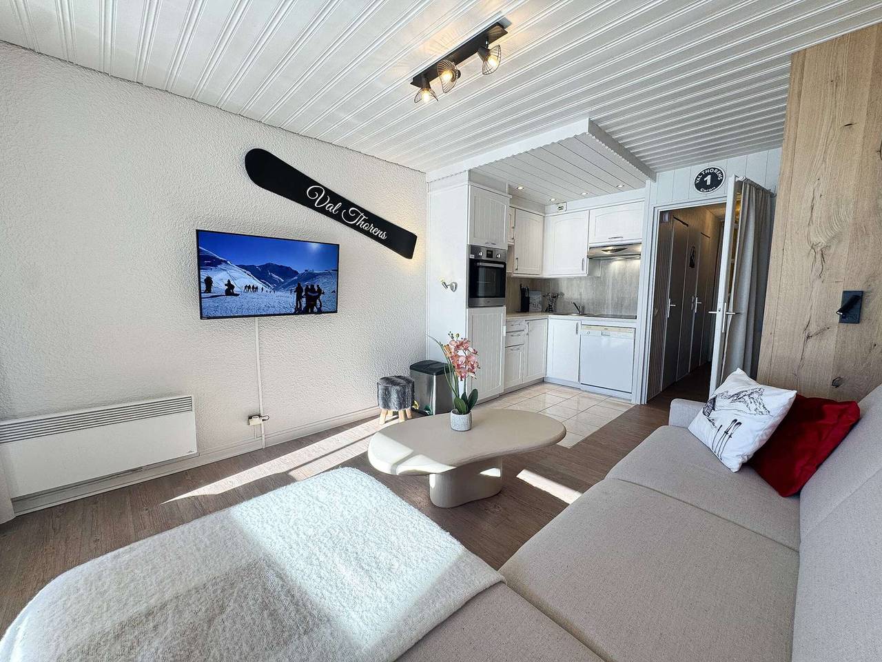 Studio entier, Appartement Val Thorens 5 pers, Véranda, Local à skis in Val Thorens, Massif de la Vanoise