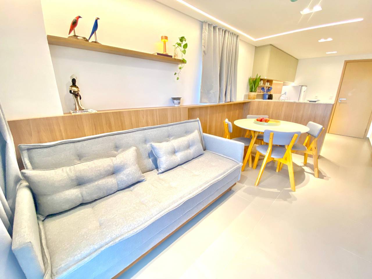 Geheel appartement, Vakantieappartement voor 6 personen met balkon in Cabo Branco, João Pessoa (gemeente)