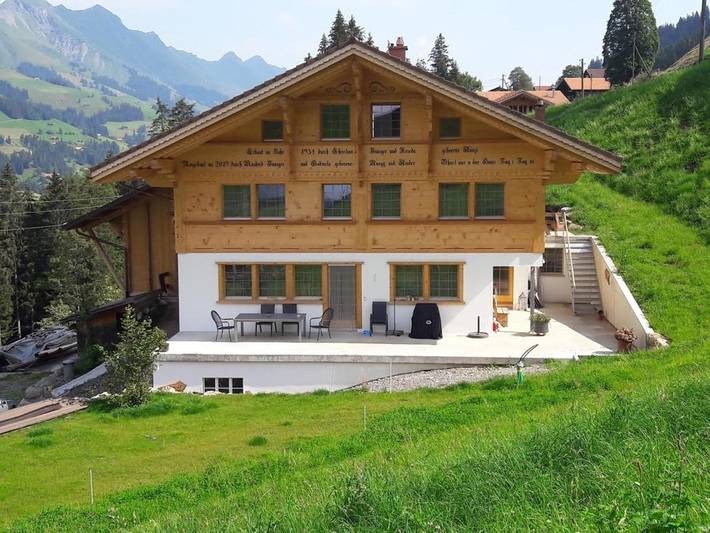 Chambre d’hôte pour 2 personnes, avec Terrasse et Vue à Adelboden