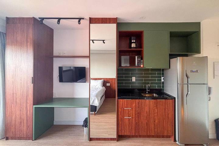 Casas e apartamentos de temporada para 3 pessoas, com vista em Itaim Bibi