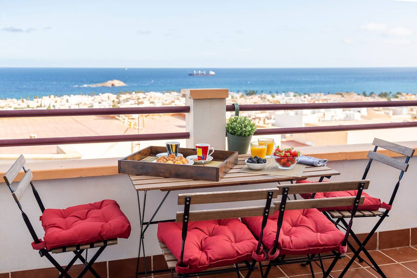 Appartamento intero, Appartamento 'Mirador Del San Andrés' con Vista Mare, Wi-Fi e Aria Condizionata in Carboneras, Costa de Almeria