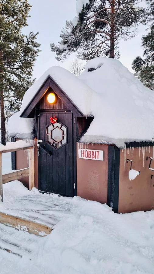 Chalet für 2 Personen, mit Terrasse in Lappland (Schweden)