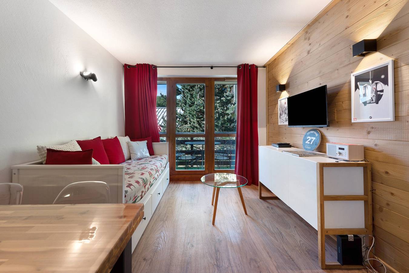 Maison de vacances 'Appart Lagrange Cosy Ski aux pieds' avec vue montagne, balcon et Wi-Fi in Valloire, Région de Saint-Jean-de-Maurienne