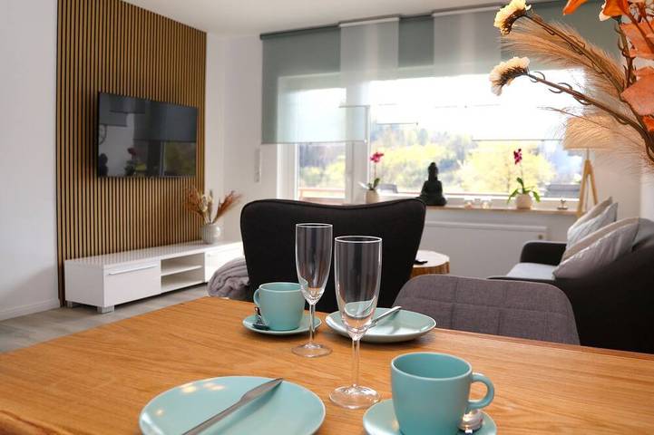 Ferienwohnung für 2 Personen, mit Balkon und Garten, mit Haustier im Sauerland