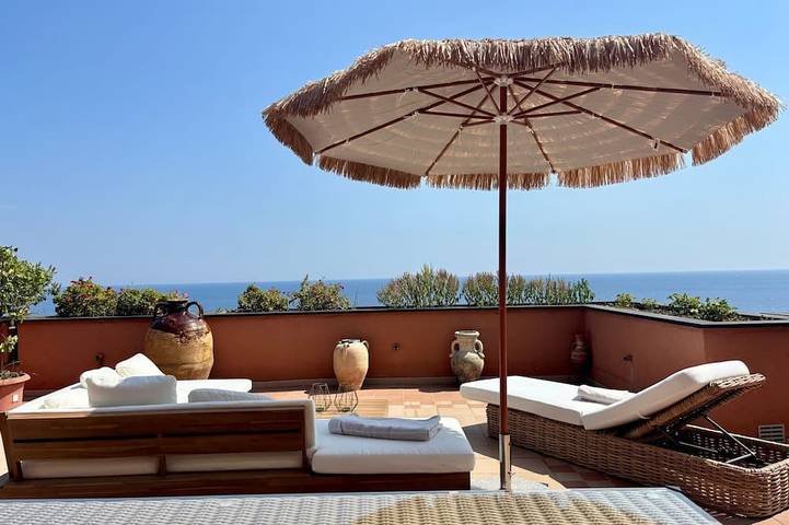 Ferienhaus für 7 Personen, mit Balkon, mit Haustier