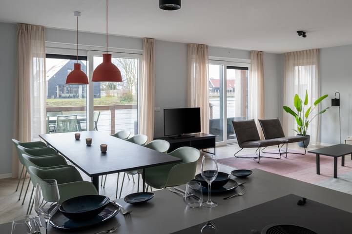 Ferienhaus für 8 Personen, mit Balkon/Terrasse und Terrasse sowie Ausblick in Nieuwvliet - 3