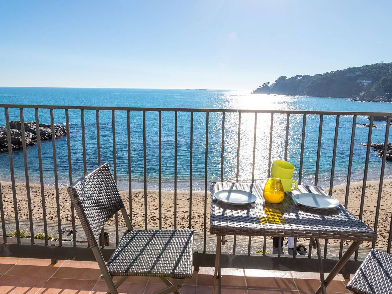 Ganze Wohnung, Les Formigues 3-apartamento primera línea de mar-Calella de Palafrugell-Costa Brava in Calella de Palafrugell, Palafrugell