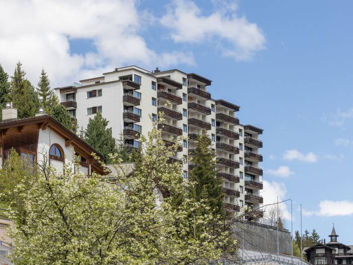 Ferienwohnung für 4 Personen, mit Sauna und Ausblick sowie Balkon in Davos - 3