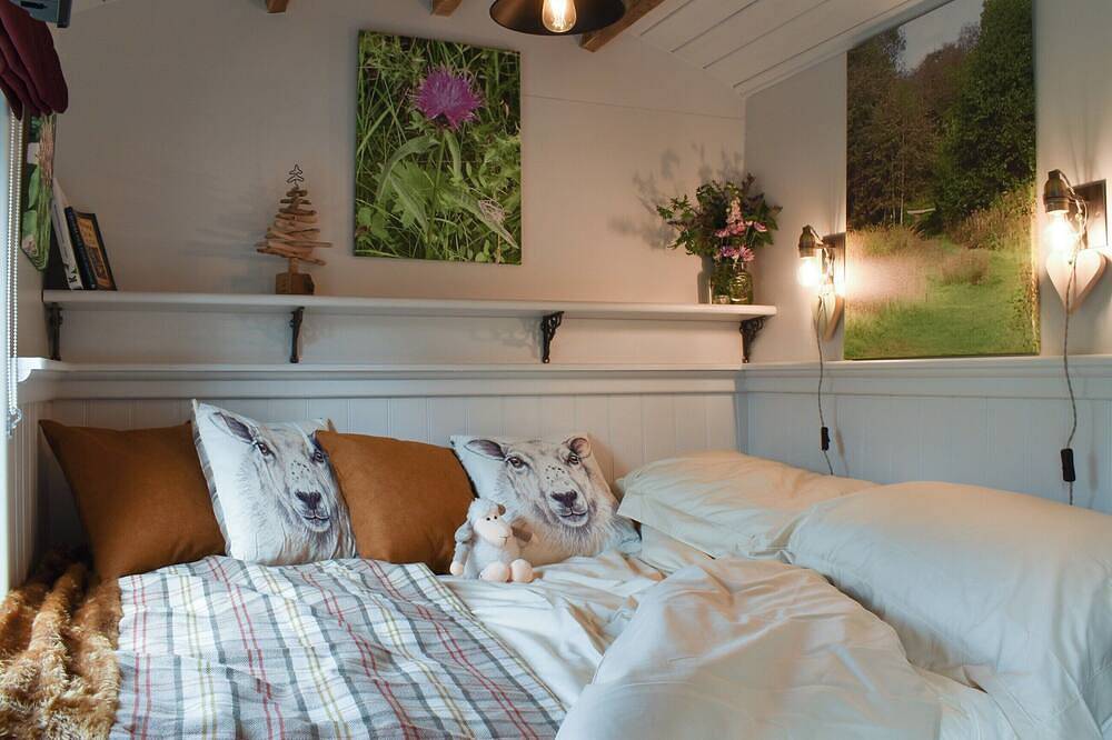 Spruce Shepherd's Hut in Wilmslow, Cheshire East