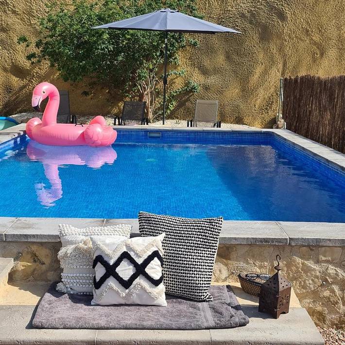 Casa rural para 4 personas, con Terraza y Jardín además de Piscina y Vistas en Hondón de las Nieves
