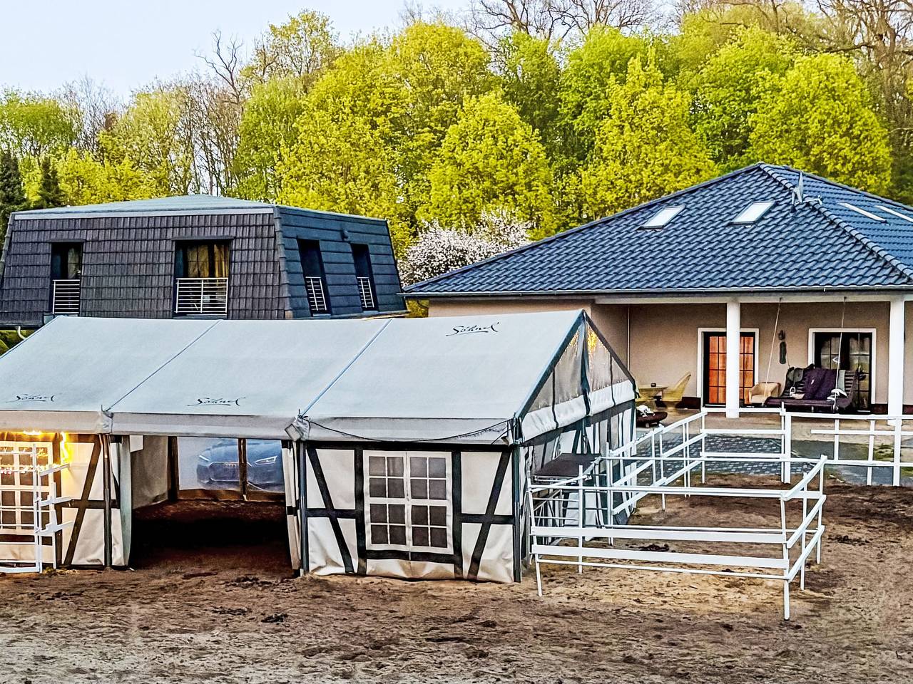 30 km vor Berlin bis 6 Personen Bungalow in Linum (Brandenburg), Fehrbellin