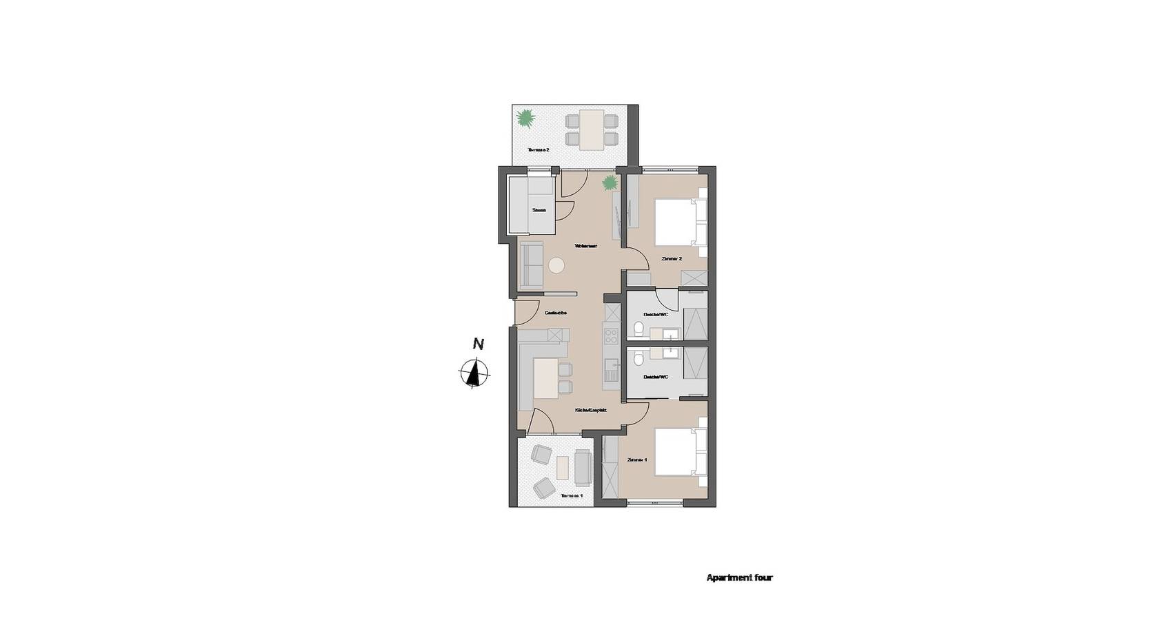 Ganze Ferienwohnung, Falkners Five - Apartment four in Habichen, Oetz