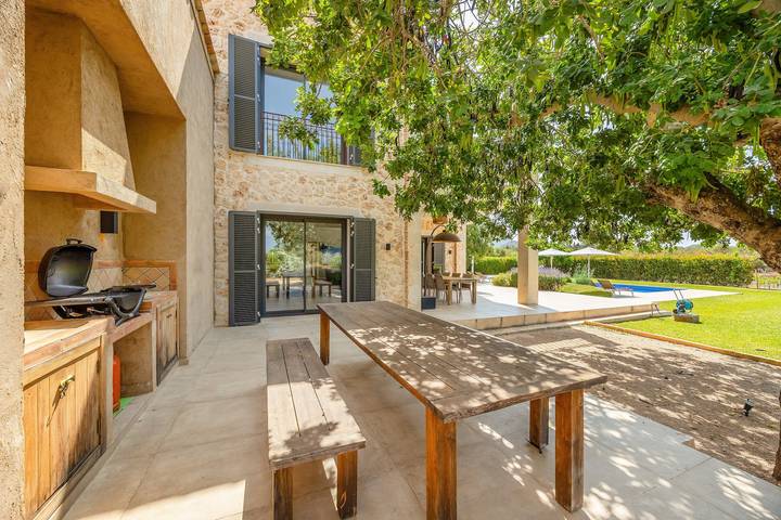 Villa 'Viduleto' avec vue sur les montagnes, piscine privée et Wi-Fi in Felanitx, Majorque du Sud