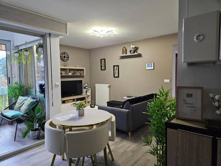 Appartement de vacances pour 2 personnes, avec terrasse et vue, animaux acceptés