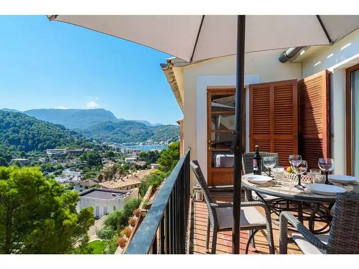 Apartamento para 4 personas, con Balcón además de Terraza y Piscina en Puerto de Sóller