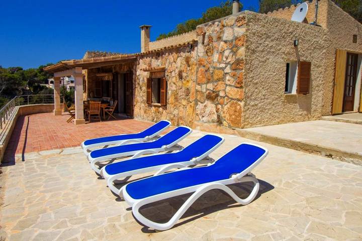 Ferienhaus für 4 Personen, mit Balkon und Terrasse sowie Garten und Ausblick auf Mallorca Süden - 4