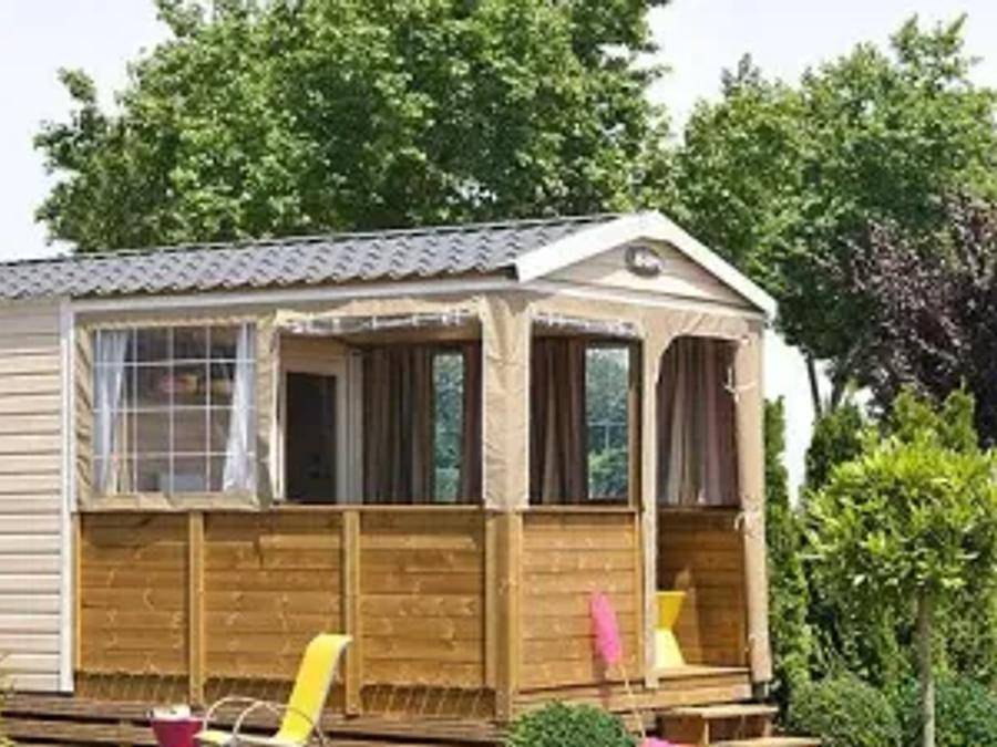 Village Tropical Sen-Yan - Mobilheim 5 personen - Aqua 2 Zimmer 4/5 Personen Ohne Sanitär in Mézos, Côte d’Argent