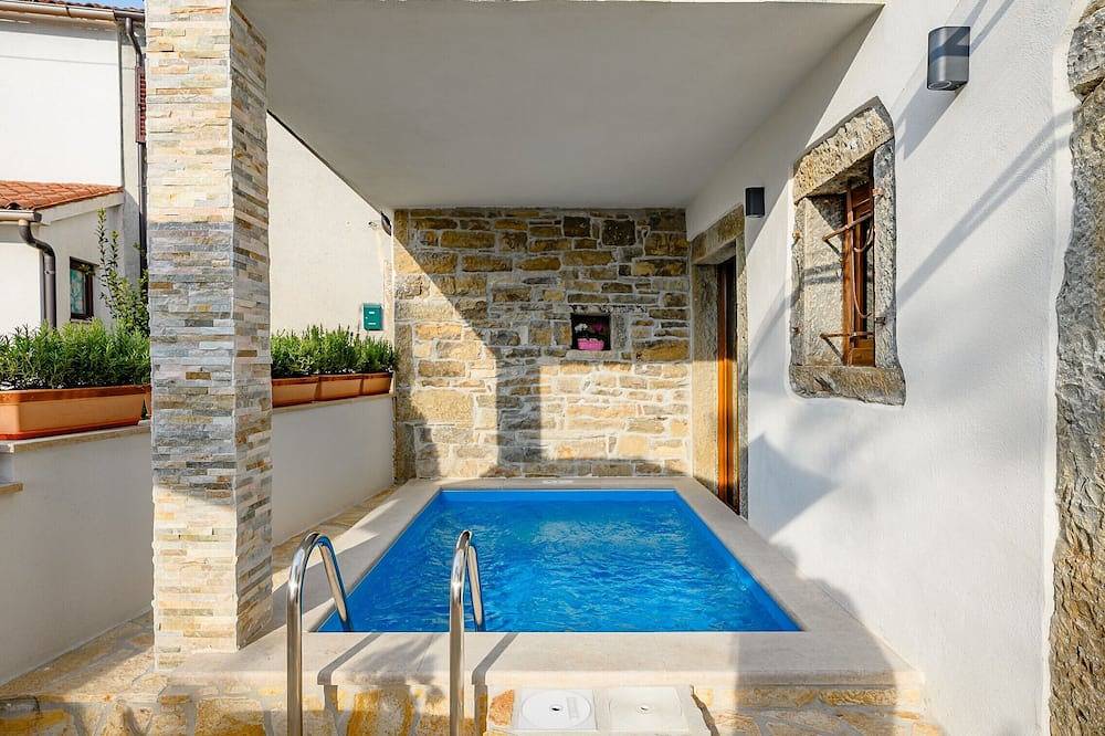 Haus Casa Piccola Leona mit Pool in Istrien in Grožnjan, Općina Grožnjan