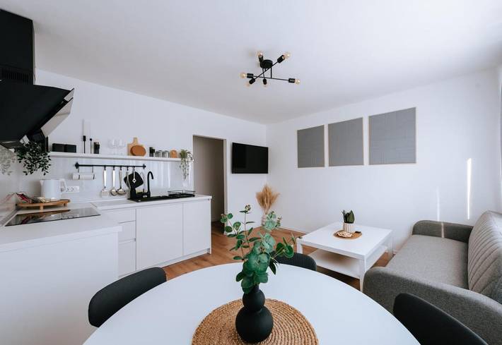 Appartement de vacances pour 5 personnes, avec vue et balcon