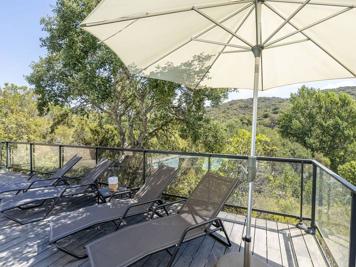 Location de vacances pour 8 personnes, avec balcon et jardin ainsi que piscine et vue dans Porticcio - 2