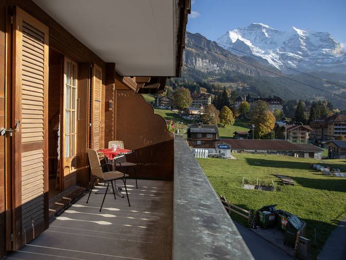 Gîte pour 10 personnes, avec balcon dans Wengen - 3