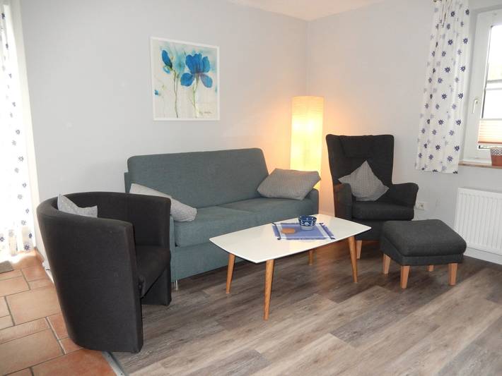 Ferienwohnung für 2 Personen, mit Terrasse und Garten sowie Sauna in Schönberg
