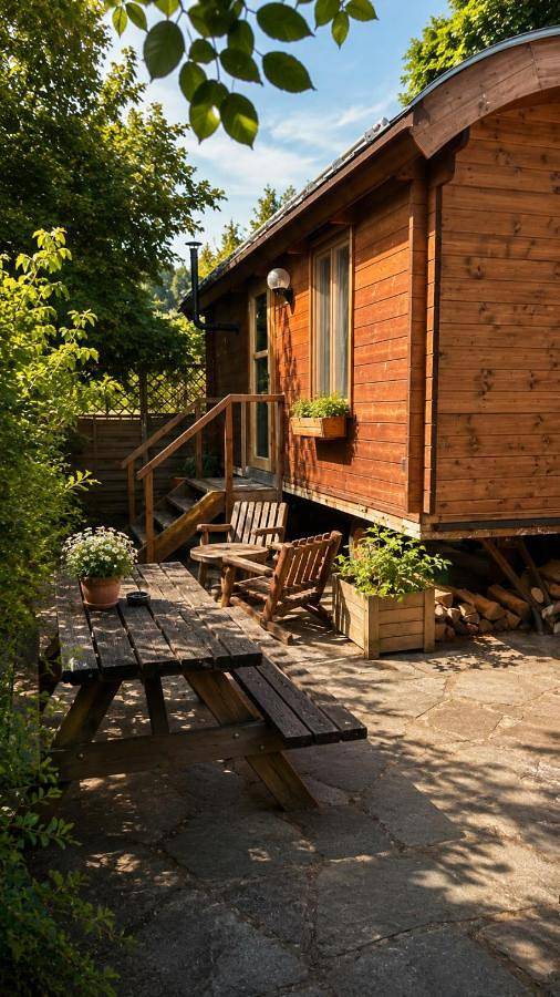 Les chambres et Roulottes des Noisetiers in Ormont-Dessous, Alpes Vaudoises
