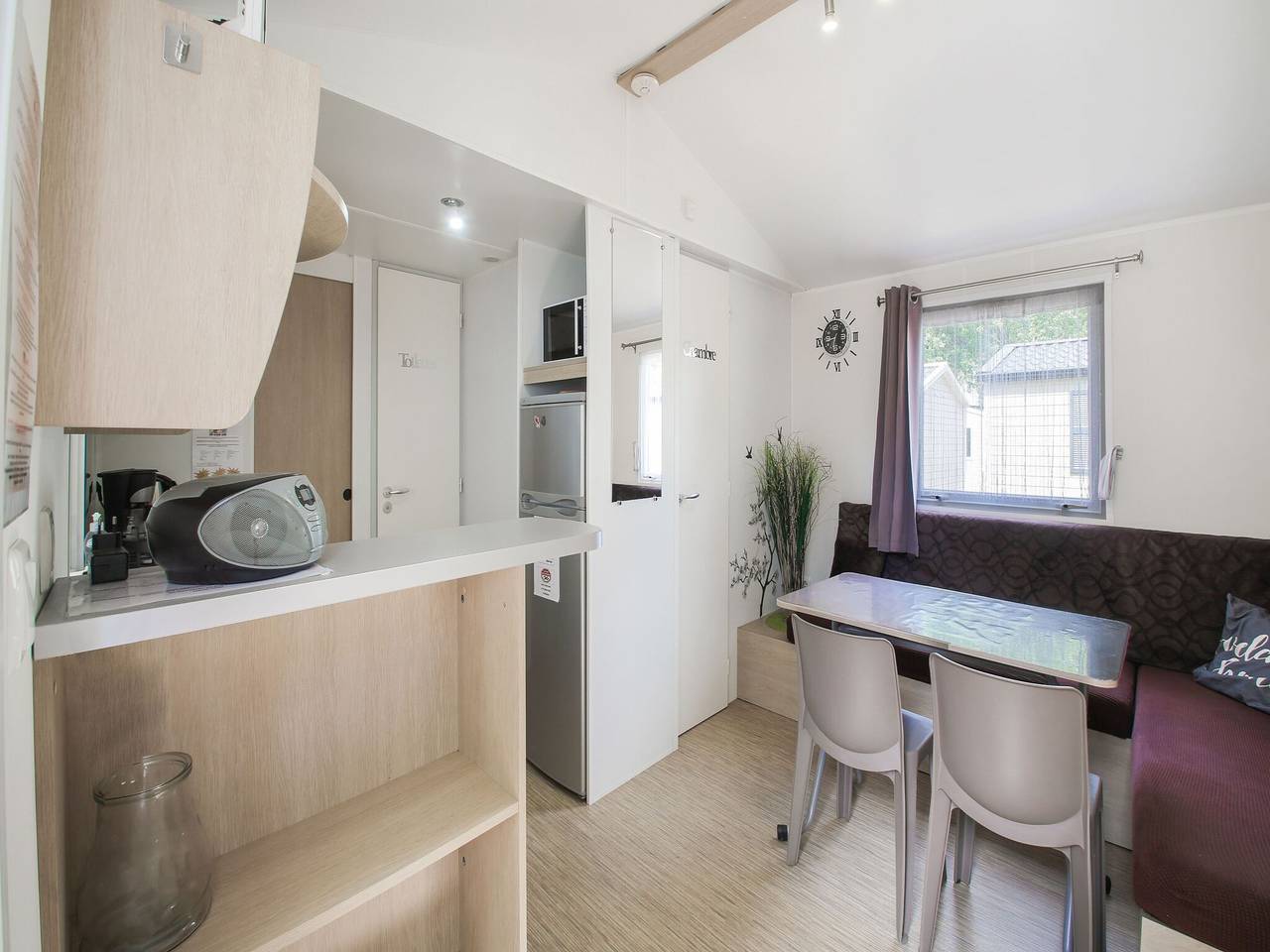 Stacaravan bij strand Saint Jean in Saint-Jean-de-Monts, Vendée