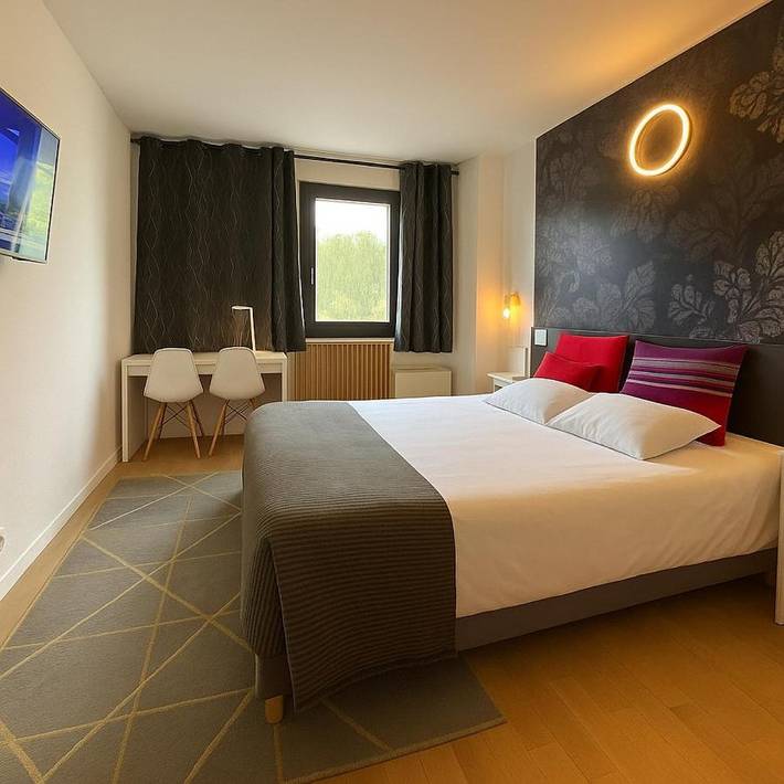 Hôtel pour 3 personnes, avec terrasse, animaux acceptés à Saint-Julien-en-Genevois - 3