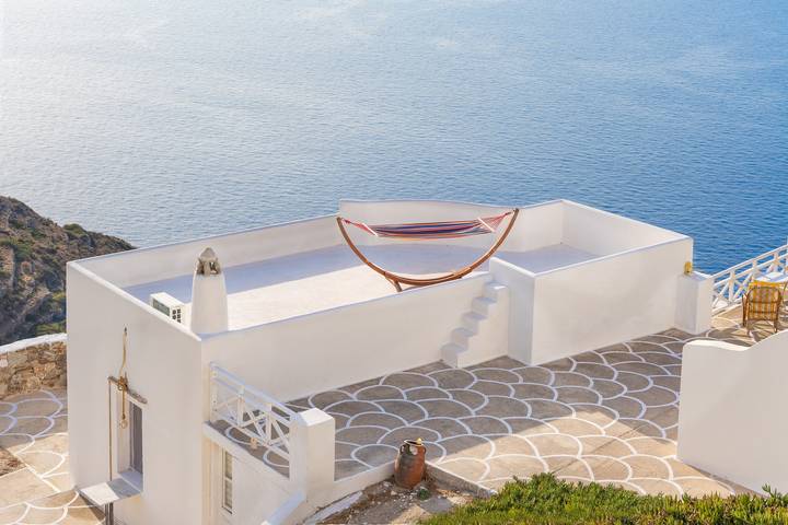 Apartamento entero, Apartamento 'Milos' admite mascotas y tiene vistas al mar in Síkinos