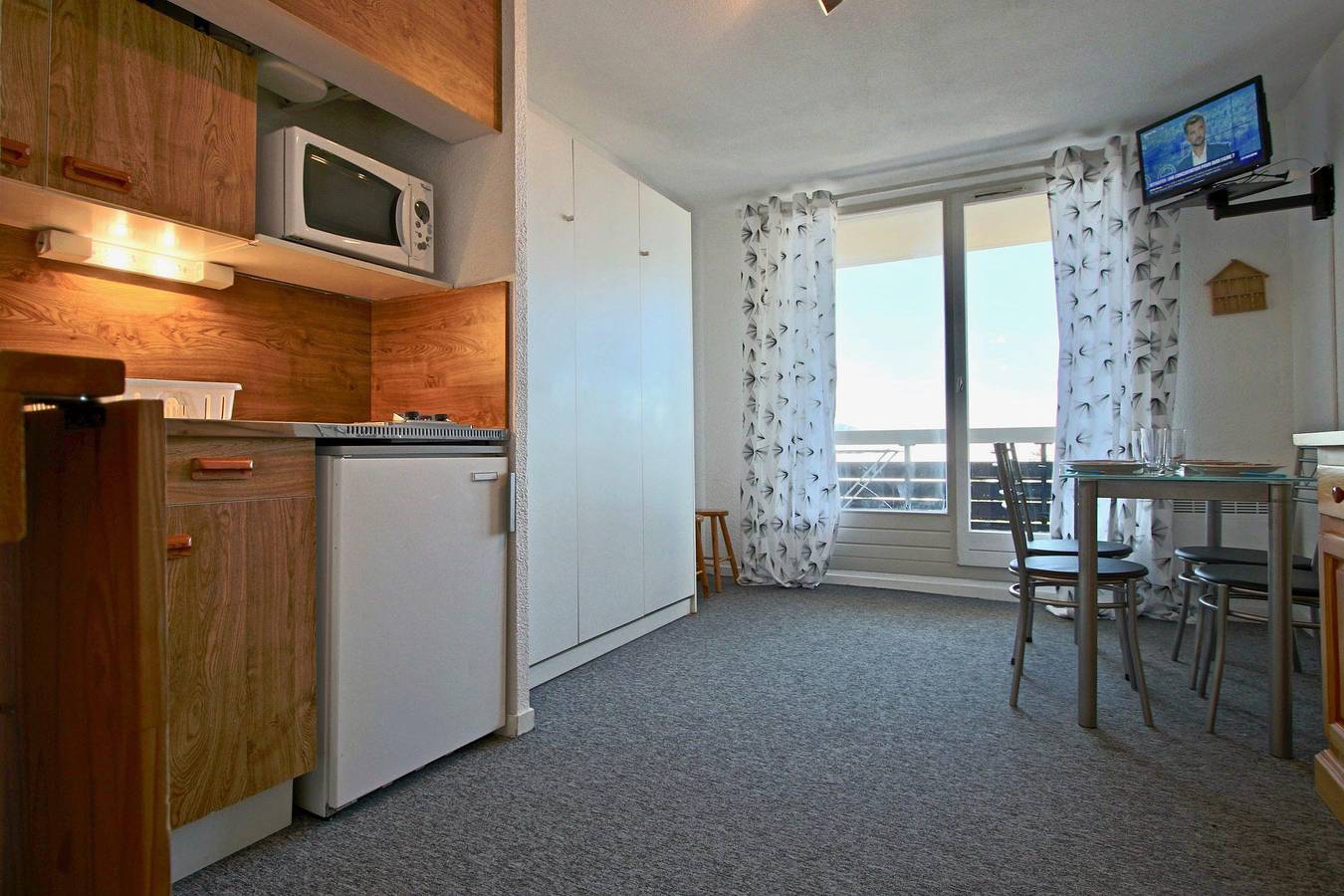 Estudio entero, Résidence les Marmottes - Apartamento cabina para 5 personas (415) in Chamrousse, Parque Nacional de los Ecrins