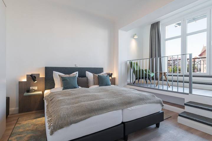 Ganze Wohnung, Modernes Apartment mit Terrasse und gehobener Ausstattung im Westside Arthotel in Kühlungsborn Weststrand, Kühlungsborn
