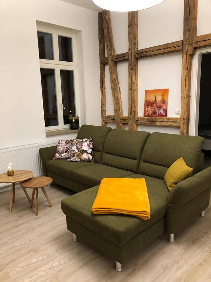 Ferienwohnung für 4 Personen, mit Balkon und Sauna sowie Ausblick in Blankenburg