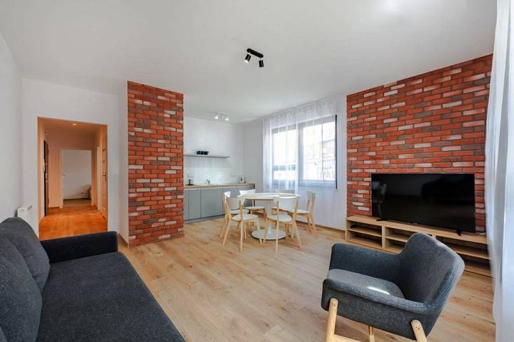 Loft dla 10 osób, z widok i sauna oraz taras w Gdańsk