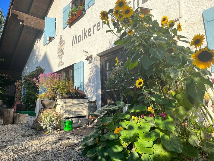 Ferienwohnung für 12 Personen, mit Balkon und Terrasse sowie Garten und Sauna