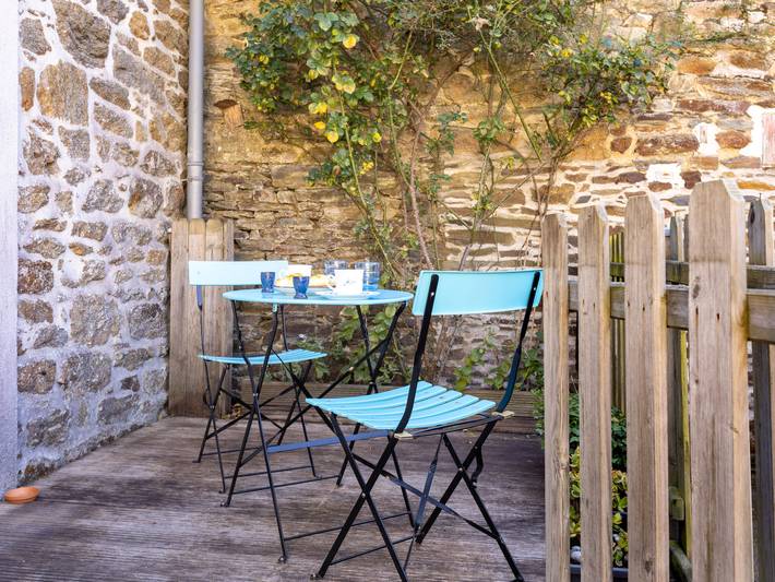 Maison de vacances pour 3 personnes, avec vue et terrasse, animaux acceptés à Cancale